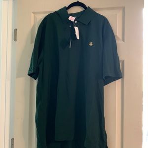 NWT Brooks Brothers -XL Forest Green Polo